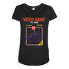 video game the game Maternity Scoop Neck T-shirt