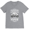 Motorcycles Papaw V-Neck Tee