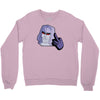mega flipped off Crewneck Sweatshirt