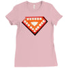 nwt iron man classic heart core glow in dark marvel Ladies Fitted T-Shirt
