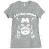 captain 'merica Ladies Fitted T-Shirt
