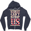 harvey can't stop us Zipper Hoodie
