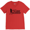 no fat chicks V-Neck Tee