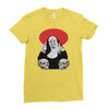 nun fuck Ladies Fitted T-Shirt