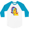pop art marilyn monroe 3/4 Sleeve Shirt