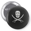 mask of modern mutiny Pin-back button