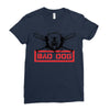 bad dog 5 Ladies Fitted T-Shirt