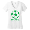 brasil sport Women's V-Neck T-Shirt