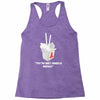 they're only noodles Racerback Tank