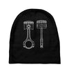 sketch of piston 2 Baby Beanies