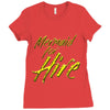 mermaid for hire Ladies Fitted T-Shirt