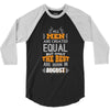 All Men Are Created Equal But Only The Best Are Born In August 3/4 Sleeve Shirt