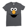 Cookie Monster Elmo Ladies Fitted T-Shirt