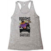 brooms are for amateurs Racerback Tank
