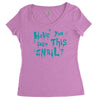 have you seen this snail Women's Triblend Scoop T-shirt