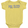 no sleep white Baby Onesie