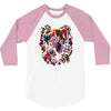 wicked jester skull 3/4 Sleeve Shirt