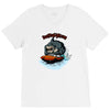 playful, masculine V-Neck Tee