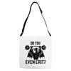 ancient swole'd dragon (black) Adjustable Strap Totes
