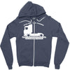 stolzer lkw fahrer trucker disponent Zipper Hoodie