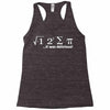 pi delicious math Racerback Tank