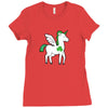 irish unicorn Ladies Fitted T-Shirt