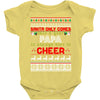 Santa Only Comes Once A Year Papa Is Always Here To Cheer Baby Onesie