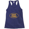 save ferrıs Racerback Tank
