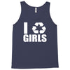 i recycle girls  funny Tank Top