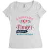 A January Girl Like A Flowers Women's Triblend Scoop T-shirt