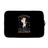 Unicorns are born in December Laptop sleeve