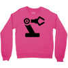 black robot Crewneck Sweatshirt