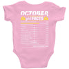 October Girl Facts Libra Baby Onesie