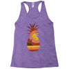pineapple and beach Racerback Tank