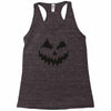 pumpkin face Racerback Tank