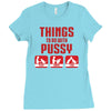 Things To Do With Pussy Ladies Fitted T-Shirt