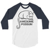 awesome possum 3/4 Sleeve Shirt