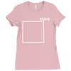 think outside the box Ladies Fitted T-Shirt