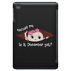 December Peeking Out Baby Girl iPad Mini