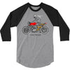 custom motorcycle 3/4 Sleeve Shirt
