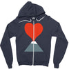 i lava you Zipper Hoodie