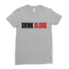 drink blood Ladies Fitted T-Shirt