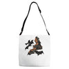 polygon bats Adjustable Strap Totes