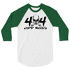 4x4 big skull head  off road 3/4 Sleeve Shirt