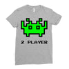arcade player 2 Ladies Fitted T-Shirt