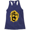 lion yellow Racerback Tank