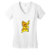 poke souls Women's V-Neck T-Shirt