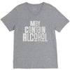 may contain alcohol V-Neck Tee