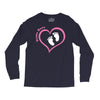 Baby Girl with Heart Any Name Customized Long Sleeve Shirts