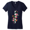 Pride Floral Women's V-Neck T-Shirt